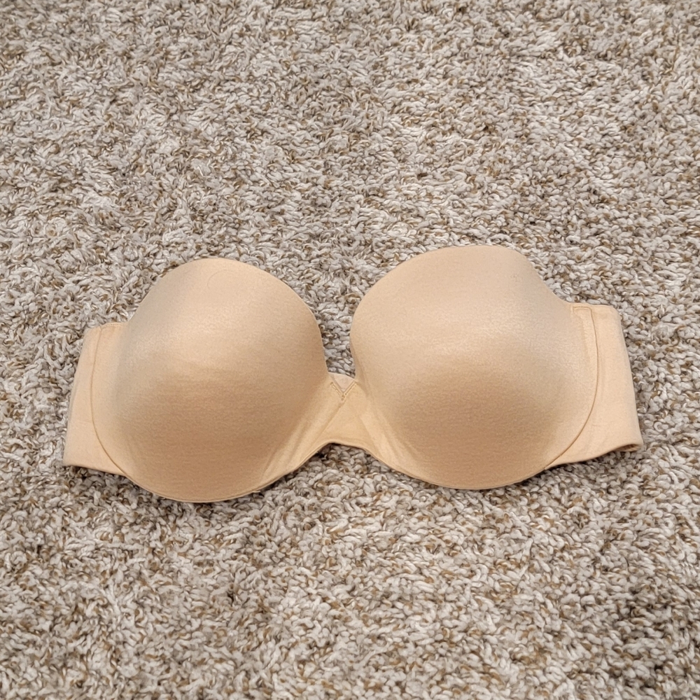 Maidenform Cream Strapless Bra